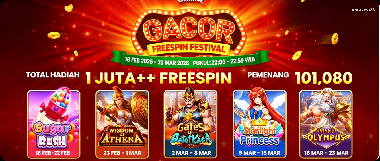 Login montana88 Sekarang Bonus Melimpah